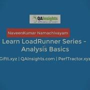 Learn LoadRunner Series 48 Analysis Basics