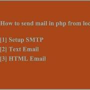 Solved Part 2 How To Send Mail In Php From Localhost
