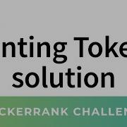 HackerRank Solution Printing Tokens In C
