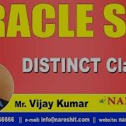 DISTINCT Clause In Oracle Oracle SQL Tutorial Videos Mr Vijay Kumar