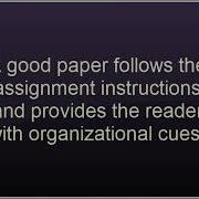 Basic Paragraph Structure Example 1