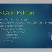 Introduction To Strings In Python Part 1 Unit 2 Class 11th CBSE Computer Science
