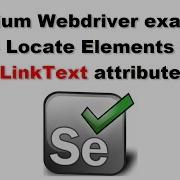 Selenium Tutorials Selenium Script To Locate Web Element By LinkText