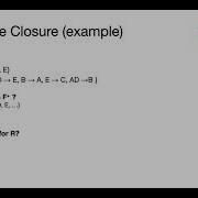 Lecture 17 Part 4 Attribute Closures