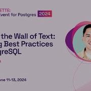 Scaling The Wall Of Text Logging Best Practices In PostgreSQL POSETTE 2024