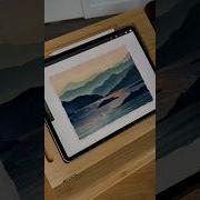 Учебное пособие по созданию акварельного пейзажа в Procreate Procreatebrushes Procreatetutorial