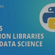 Top 5 Python Libraries For Data Science Python Libraries For Data Science Shorts Simplilearn
