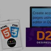 Adding Content Using HTML Editor In D2L