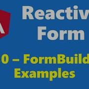 13 30 FormBuilder Implementation Examples Reactive Form Angular Series