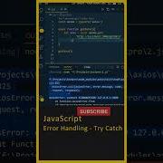 JavaScript In Telugu Error Handling In JavaScript Try Catch JavaScript Tutorial For Beginners JS