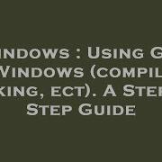 Windows Using GSL On Windows Compiling Linking Ect A Step By Step Guide