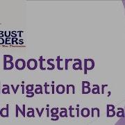 Bootstrap3 Part 14 Bootstrap Navigation Bar Fixed Navigation Bar Create Navigation Bar