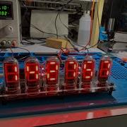 LED Nixie Tube Clock ESP32 Arduino 7 Segment LED Filaments