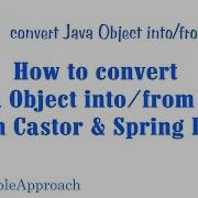 How To Convert Java Object Into From XML With Castor Spring Boot