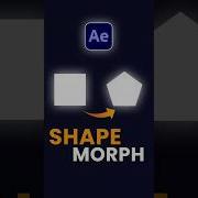 Shape Morph After Effects Tutorial Aftereffects