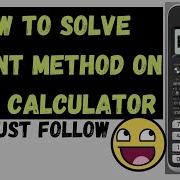 How To Solve Secant Method Directly On Ur Calculator Numerical Analysis Tybscmaths Bsc SecantMethod