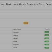 PHP Ajax Crud Insert Update Delete With Stored Procedure 2