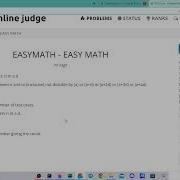 Arabic SPOJ EASYMATH