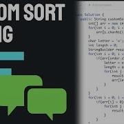 Leetcode 791 Custom Sort String Java Solution