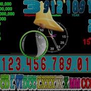 123 456 789 012 345 Seconds Countup Timer Alarm Roman Numerals