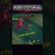 RUBY ONE SHOT Combo Tutorial Ruby RubyMLBB RubyTutorial MLBBCombo Shorts Mlbb Mobilelegends