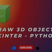 DRAW 3D OBJECTS CUBE IN PYTHON USING TKINTER