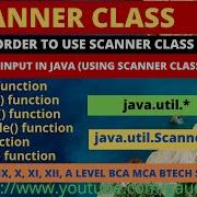 Scanner Class In Java Explained NextInt NextFloat NextLine More Java Input Functions