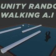 Как создать хаотично шагающий ИИ в Unity