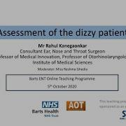 Отология Обследование пациента с головокружением Г н Рахул Канегаонкар