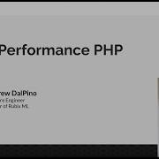 High Performance PHP