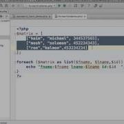 Using The List Construct In Foreach Loop