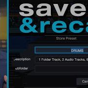 Сохраняйте и восстанавливайте всё в Studio One с помощью перетаскивания PreSonus