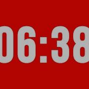 6 Minute 38 Second Timer With Alarm Without Music