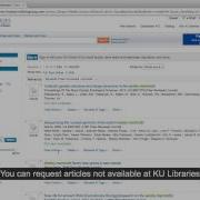Searching For Articles