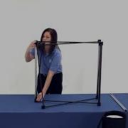 Curved Table Top Display Assembly Instructions Post Up Stand