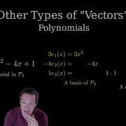 202 V8 Visualizing Polynomials As Vectors