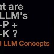 Каковы Top P и Top K для LLM
