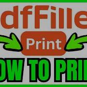 How To PRINT From PDFfiller QUICK EASY 2026