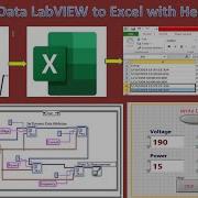 How To Write Data From LabVIEW To Excel File