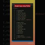 Google Logo Using Python Pythonworld8443 Python Google Logo Design Graphics Shorts Icon