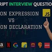 Function Expression Vs Function Declaration In JavaScript Frontend Interview Question