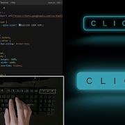 ASMR Programming Button Glow Hover Effect Using CSS No Talking