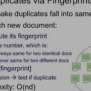 LSH 3 Detecting Duplicates By Hashing