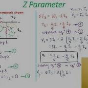 Z Parameter Of Two Port Network With Two Problem In 15 Min