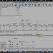 Stepwise Regression In SPSS