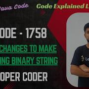 Minimum Changes To Make Alternating Binary String LeetCode 1758 Java Code Developer Coder
