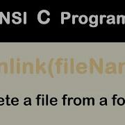 4 How To Delete Files In C 2 Methods Standard Safe C11