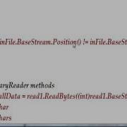 C Edge 169 BWR4 BinaryReader And ReadString