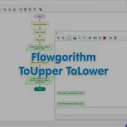 Flowgorithm To Upper Or To Lower Case