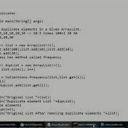 Remove Duplicate Elements From ArrayList Java